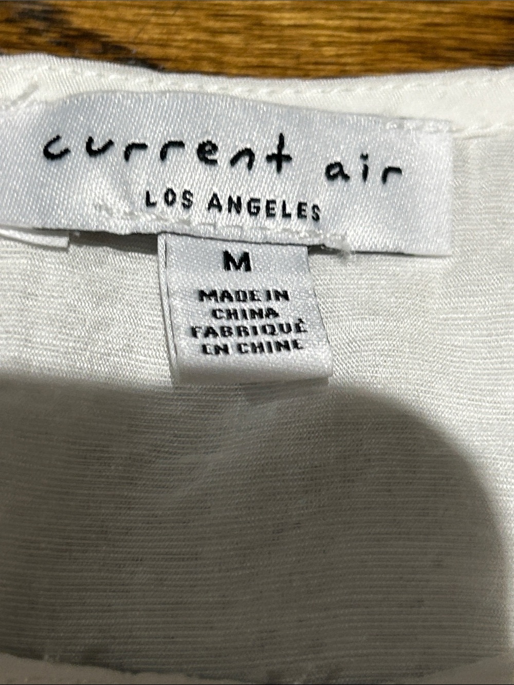 Current Air White Short Sleeve Pintuck Blouse - Picture 2 of 7